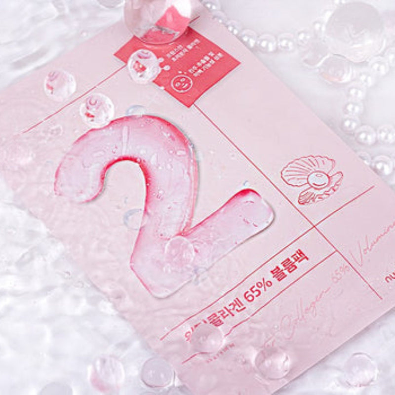 No.2 Water Collagen 65% Voluming Sheet Mask