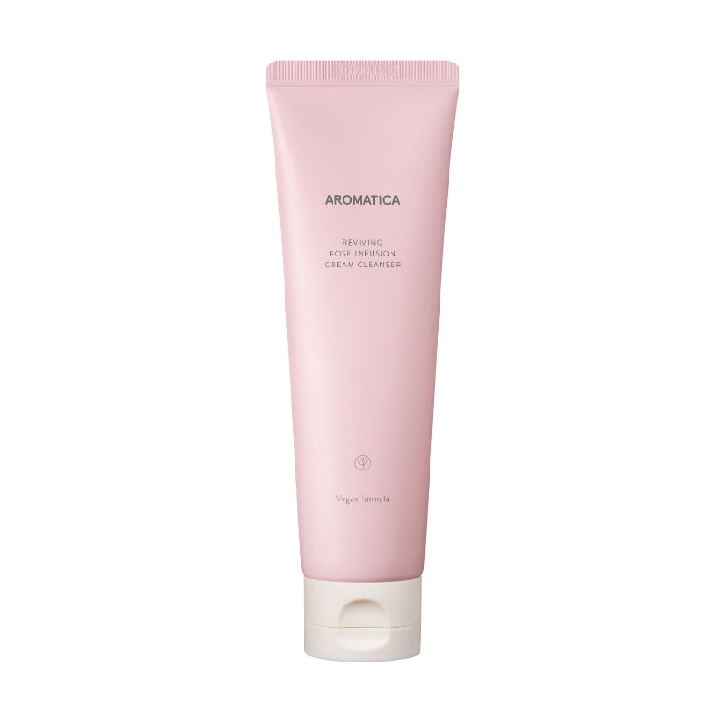 Aromatica Reviving Rose Infusion Cream Cleanser - Korean-Skincare