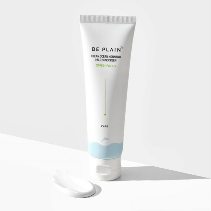 Be Plain Clean Ocean non-nano mild Sunscreen - Korean-Skincare