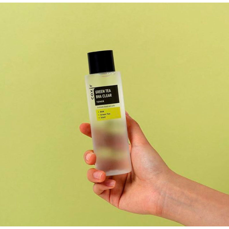 Coxir Greentea BHA Clear Toner - Korean-Skincare