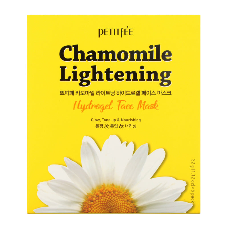  Chamomile Lightening Hydrogel Face Mask - Korean-Skincare