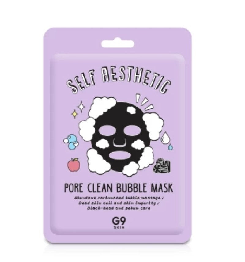 G9SKIN Self Aesthetic Poreclean Bubble Mask - Korean-Skincare