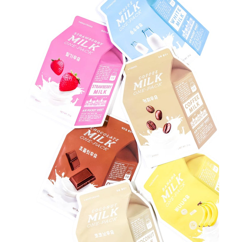  Milk One Pack #White Milk - Korean-Skincare