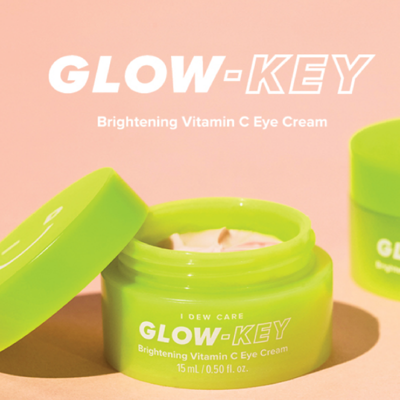 Crema iluminadora para ojos con vitamina C Glow-Key