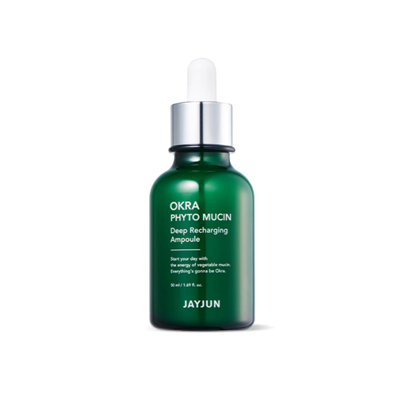  Okra Phyto Mucin Deep Recharging Ampoule - Korean-Skincare