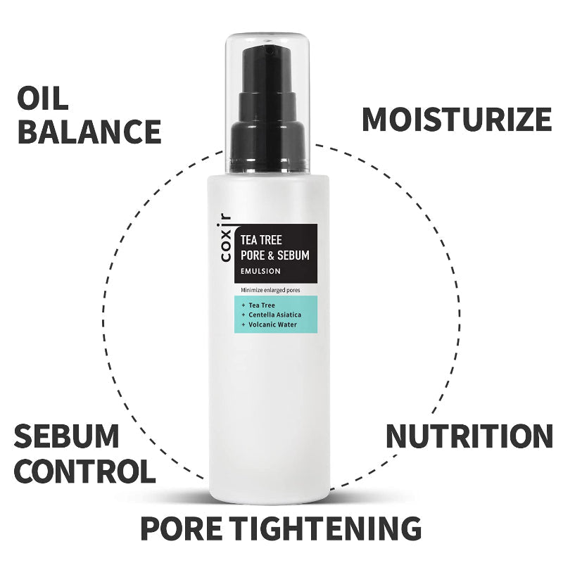  Tea Tree Pore & Sebum Emulsion - Korean-Skincare