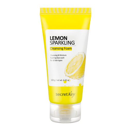 Secret Key Lemon Sparkling Cleansing Foam - Korean-Skincare