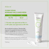 Be Plain Clean Ocean non-nano mild Sunscreen - Korean-Skincare