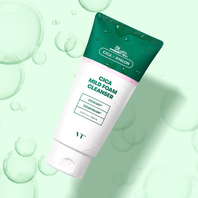 VT Cosmetics Cica Mild Foam Cleanser - Korean-Skincare