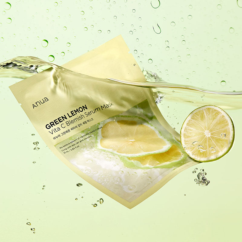 Green Lemon Vita C Blemish Serum Mask