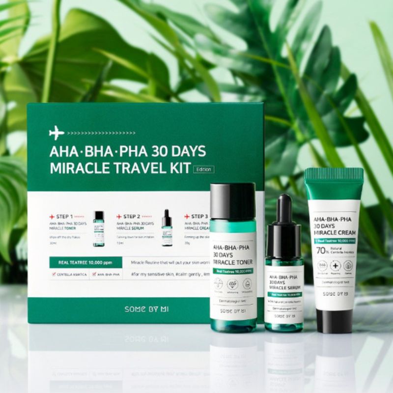 Some By Mi AHA BHA PHA 30days Miracle Travel KIT - Korean-Skincare