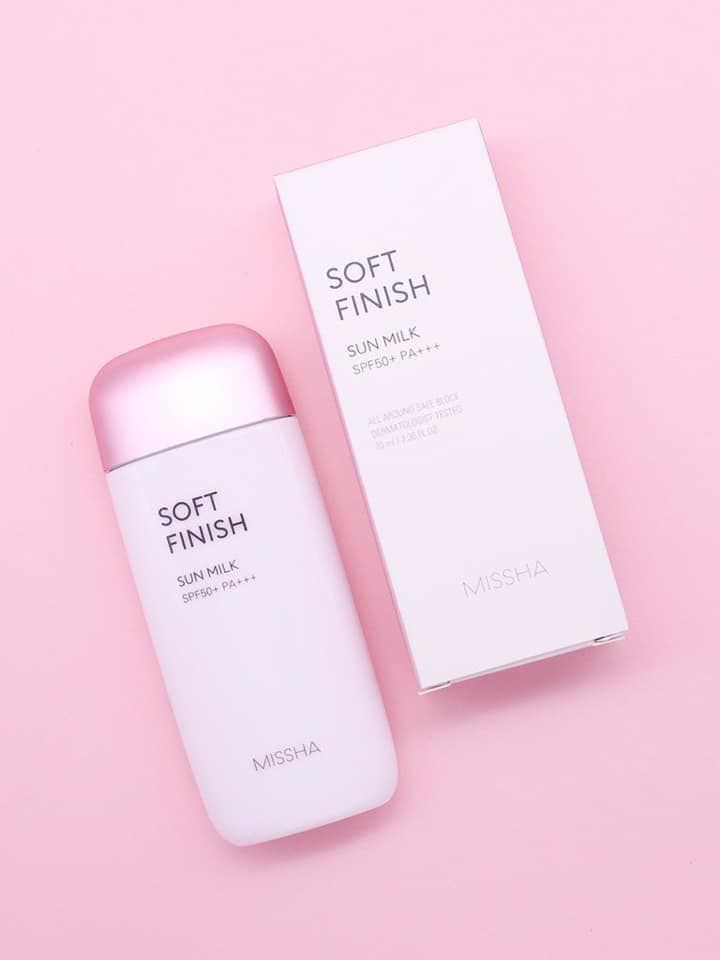 Missha All around safe block soft finish sun milk SPF 50+ PA+++ - Korean-Skincare