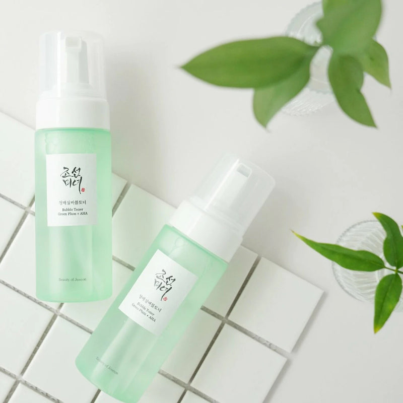 Beauty of Joseon Bubble Toner: Green Plum + AHA - Korean-Skincare