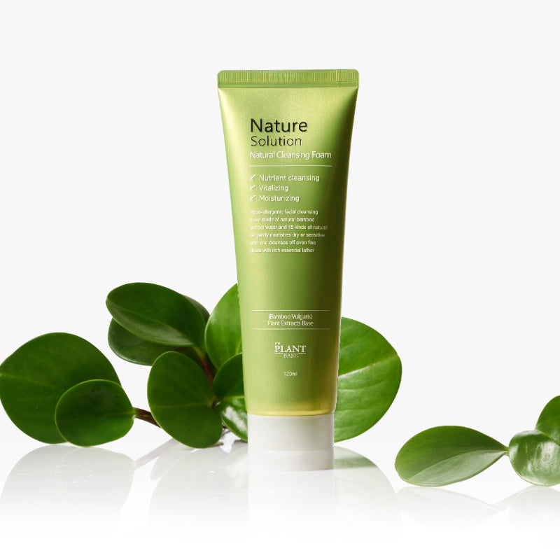 The Plant Base Nature Solution Natural Cleansing Foam - Korean-Skincare