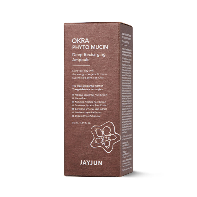  Okra Phyto Mucin Deep Recharging Ampoule - Korean-Skincare