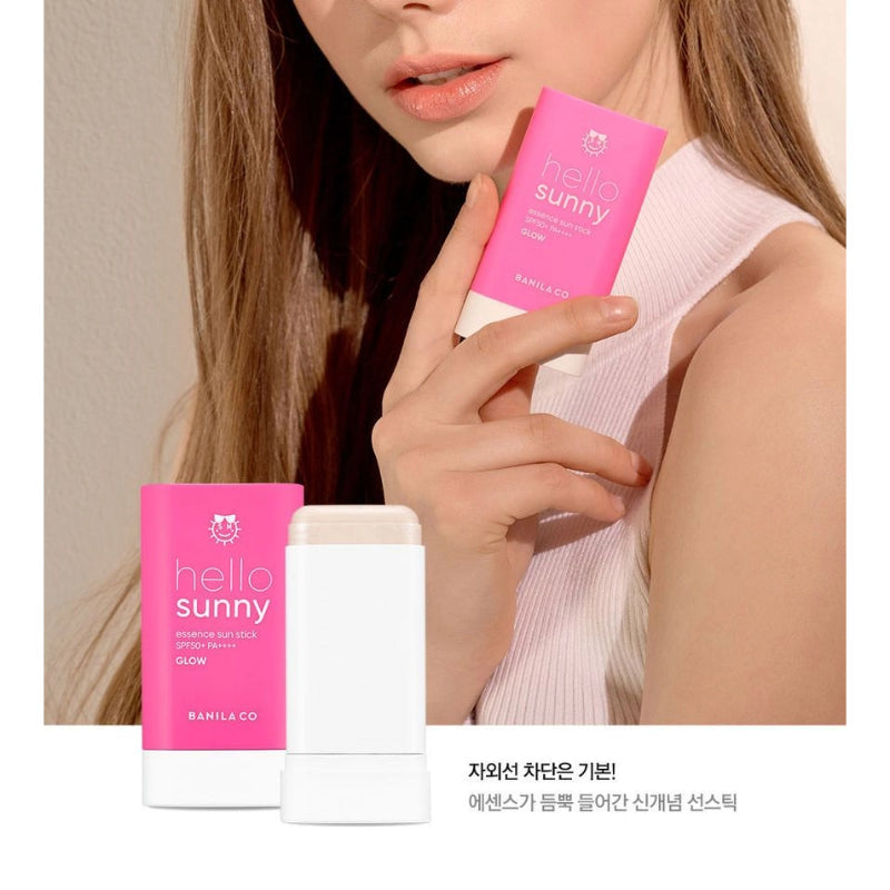 Banila co Hello Sunny Essence Sun Stick SPF50+ PA++++ Glow - Korean-Skincare