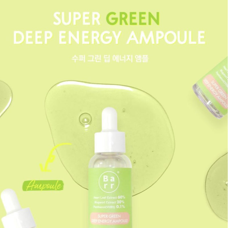  Super Green Deep Energy Ampoule - Korean-Skincare