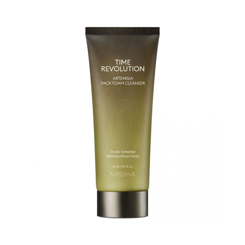 Missha Time Revolution Artemisia Pack Foam Cleanser - Korean-Skincare