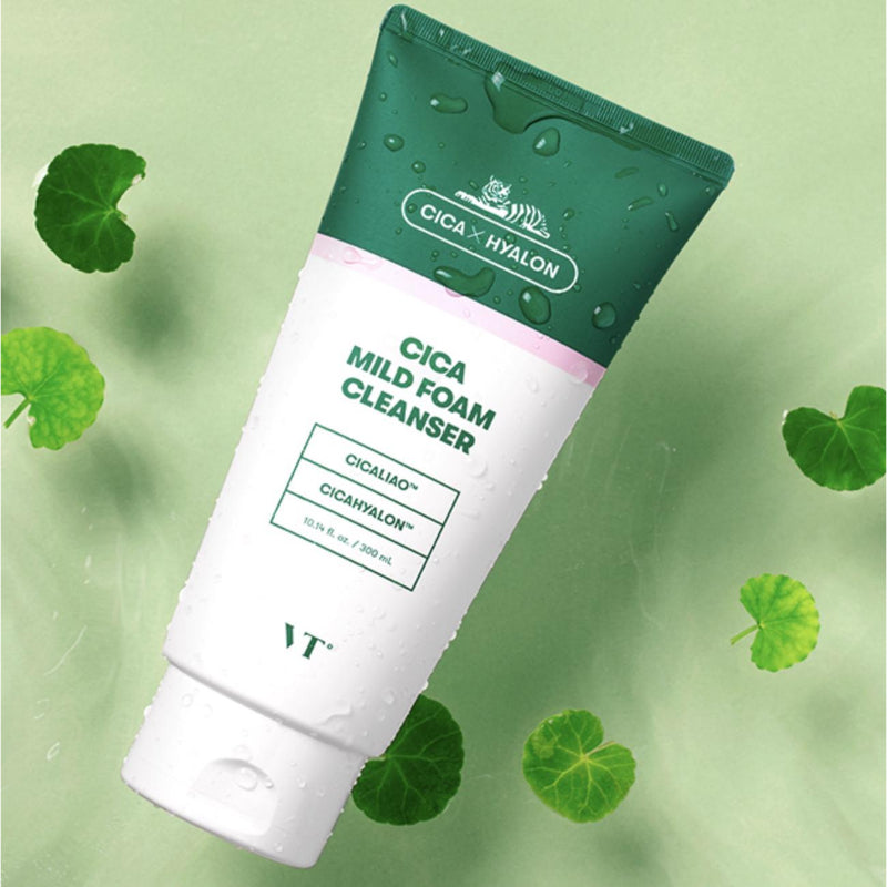 VT Cosmetics Cica Mild Foam Cleanser - Korean-Skincare