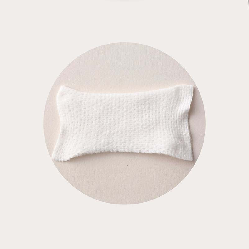 Bleach-Free Biodegradable Stretchy 100% Cotton Pads