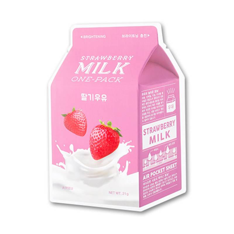  Milk One Pack #Strawberry Milk - Korean-Skincare