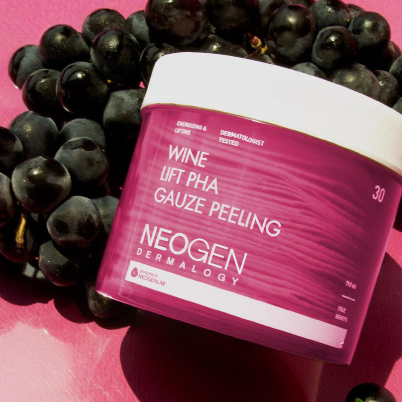  Wine Lift PHA Gauze Peeling - Korean-Skincare