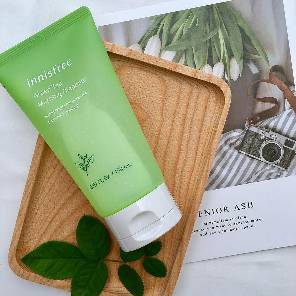 Innisfree Green Tea Morning Cleanser - Korean-Skincare