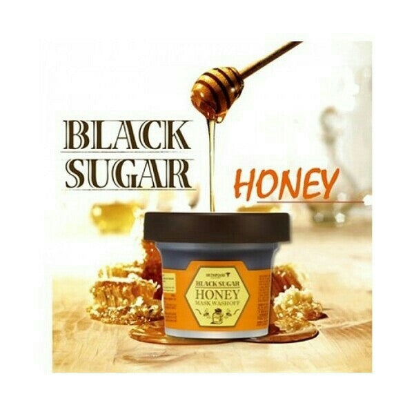 Skinfood Black Sugar Honey Mask wash off - Korean-Skincare