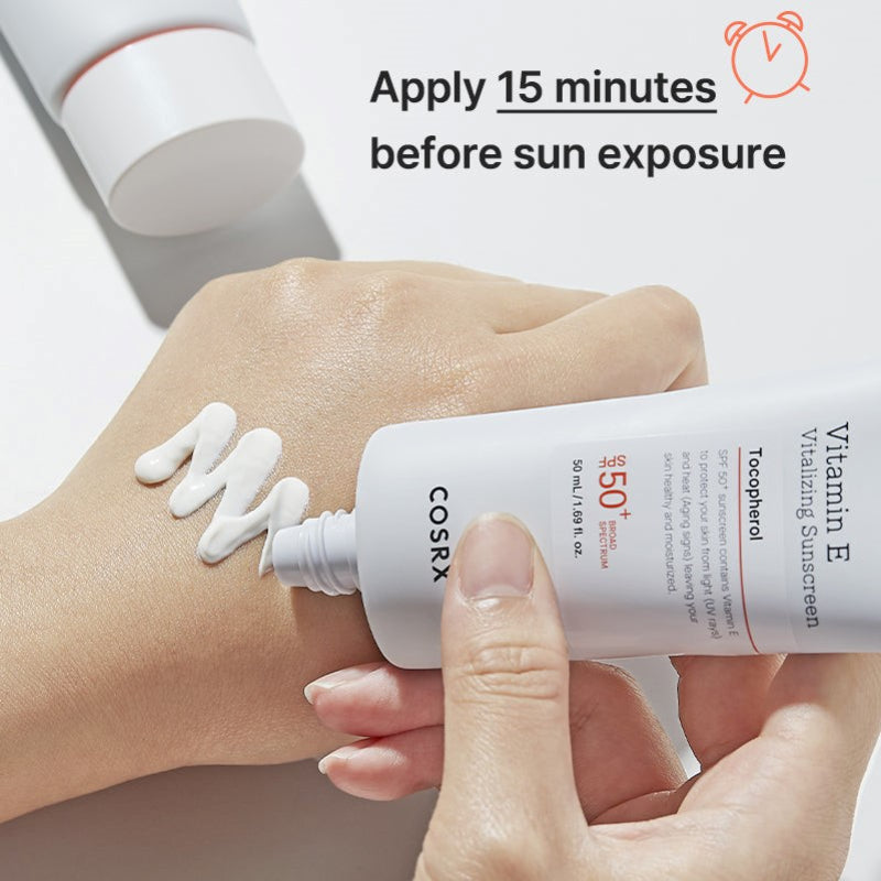  Vitamin E Vitalizing Sunscreen - Korean-Skincare